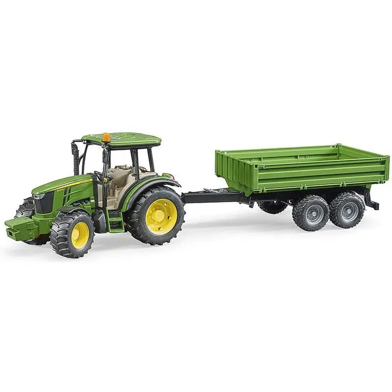 Bruder John Deere 5115M With Tipping Trailer 1:16 Scale -