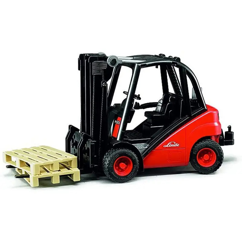 Bruder Linde H30D Fork Lift With Pallet 1:16 Scale - Toys