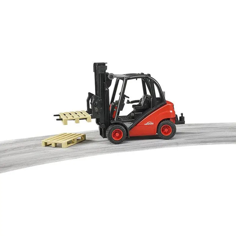Bruder Linde H30D Fork Lift With Pallet 1:16 Scale - Toys