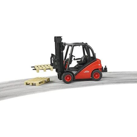 Bruder Linde H30D Fork Lift With Pallet 1:16 Scale - Toys