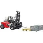 Bruder Linde HT160 Forklift With Pallet & Cages