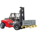 Bruder Linde HT160 Forklift With Pallet & Cages