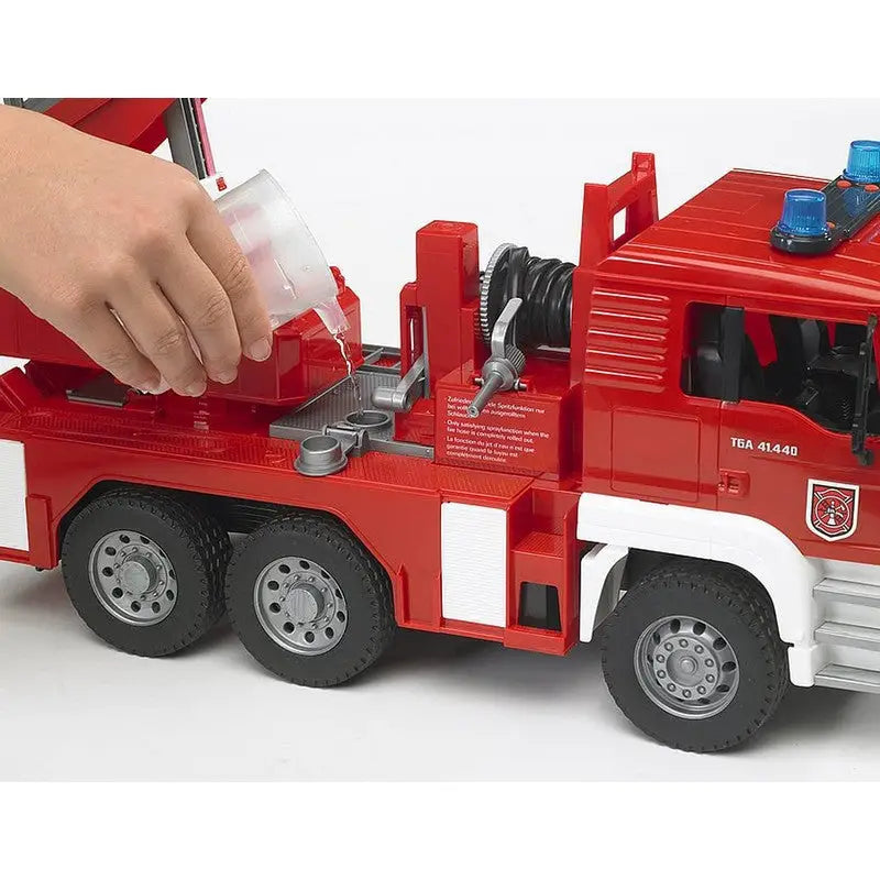 Bruder Man Fire Engine With Sounds & Lights 1:16 Scale -