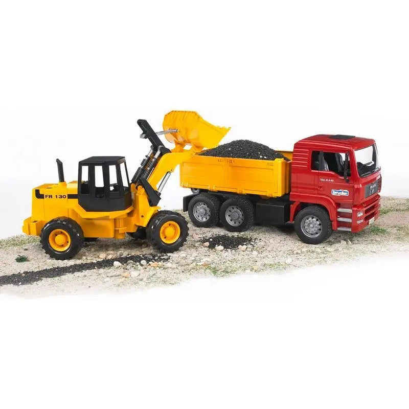 Bruder MAN TGA Construction Truck With Loader - Toys