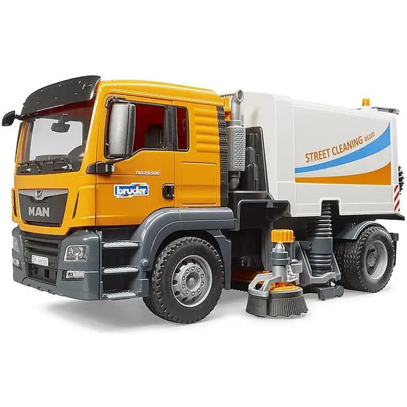 Bruder Man Tgs Street Sweeper (3780) 1:16 Scale - Toys