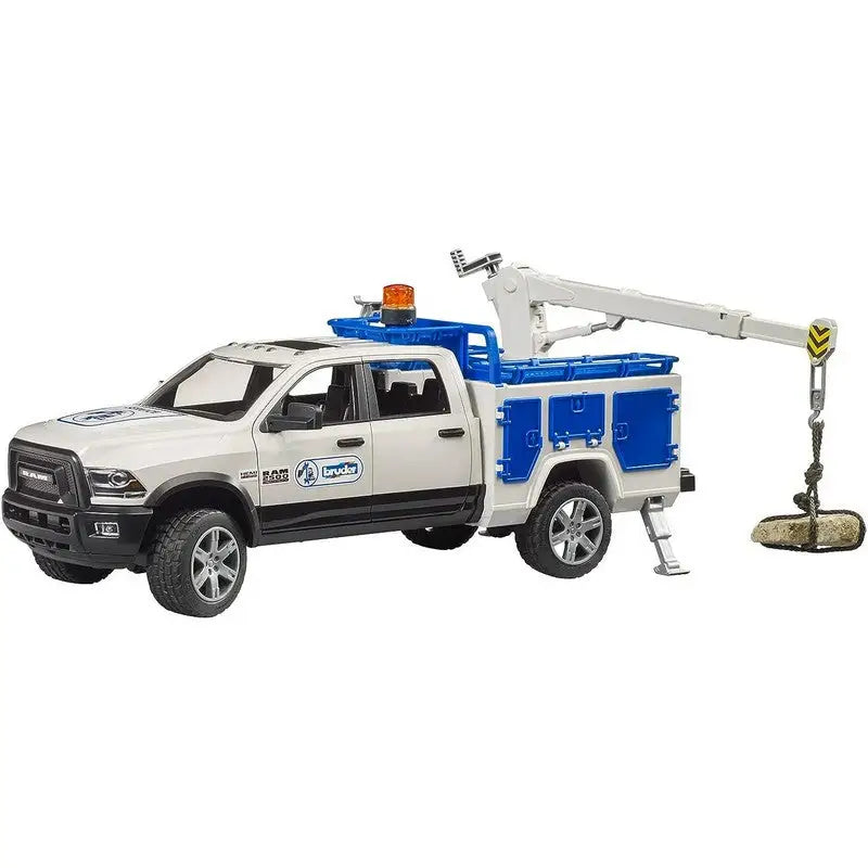 Bruder Ram 2500 Service Truck With Rotating Beacon Light -