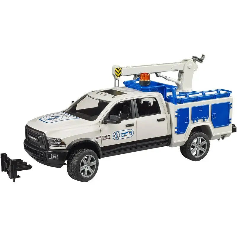 Bruder Ram 2500 Service Truck With Rotating Beacon Light -