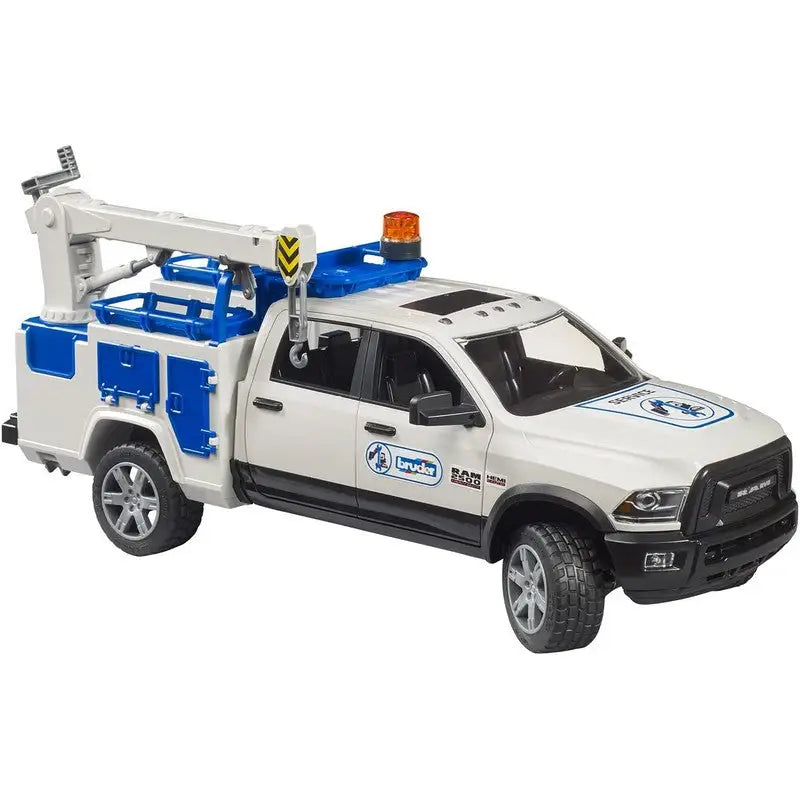 Bruder Ram 2500 Service Truck With Rotating Beacon Light -