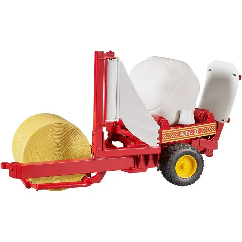 Bruder Round Bale Wrapper & Bales 1:16 Scale - Toys