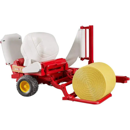 Bruder Round Bale Wrapper & Bales 1:16 Scale - Toys