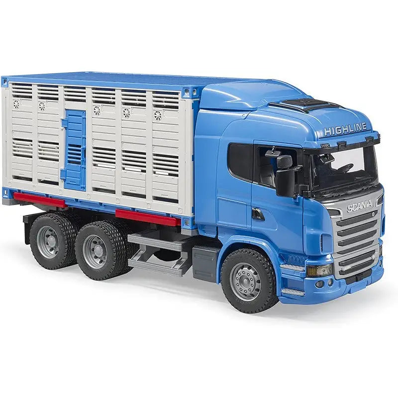 Bruder Scania R Series Cattle Transport Truck Lorry With 1 Cow 1 16 Scale