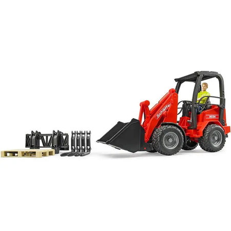 Bruder Schaffer Compact Loader With Driver 1:16 Scale - Toys