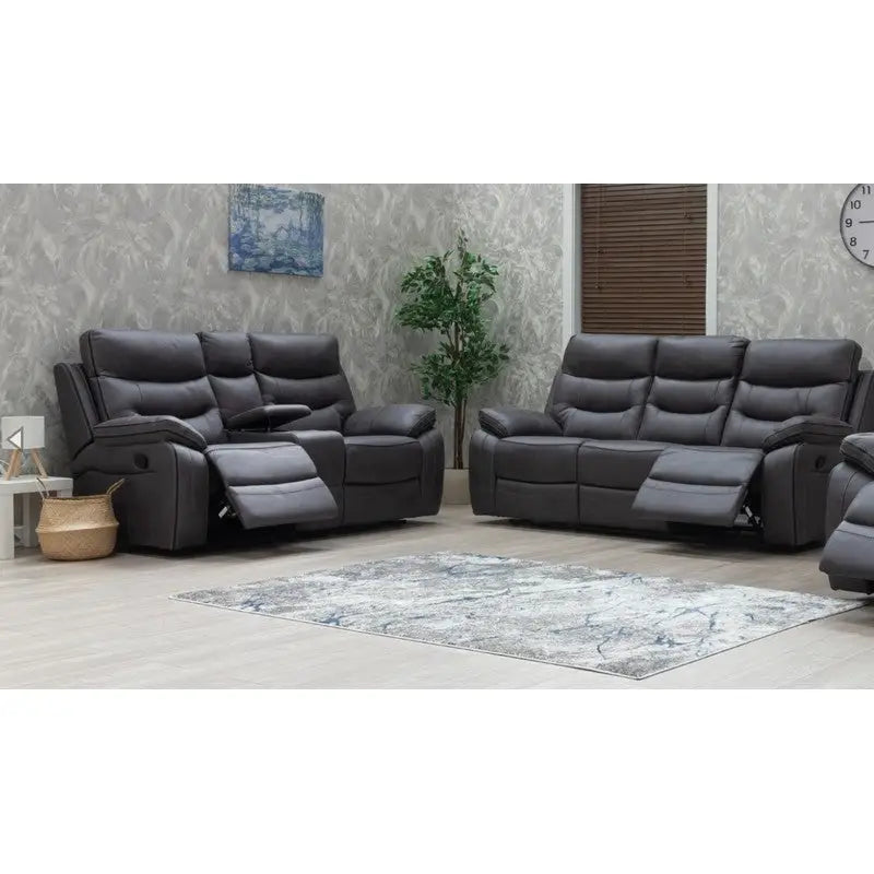 Bruno Reclining Fabric Sofa With Drop Down Centre Range
