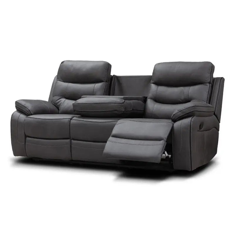 Bruno Reclining Fabric Sofa With Drop Down Centre Range