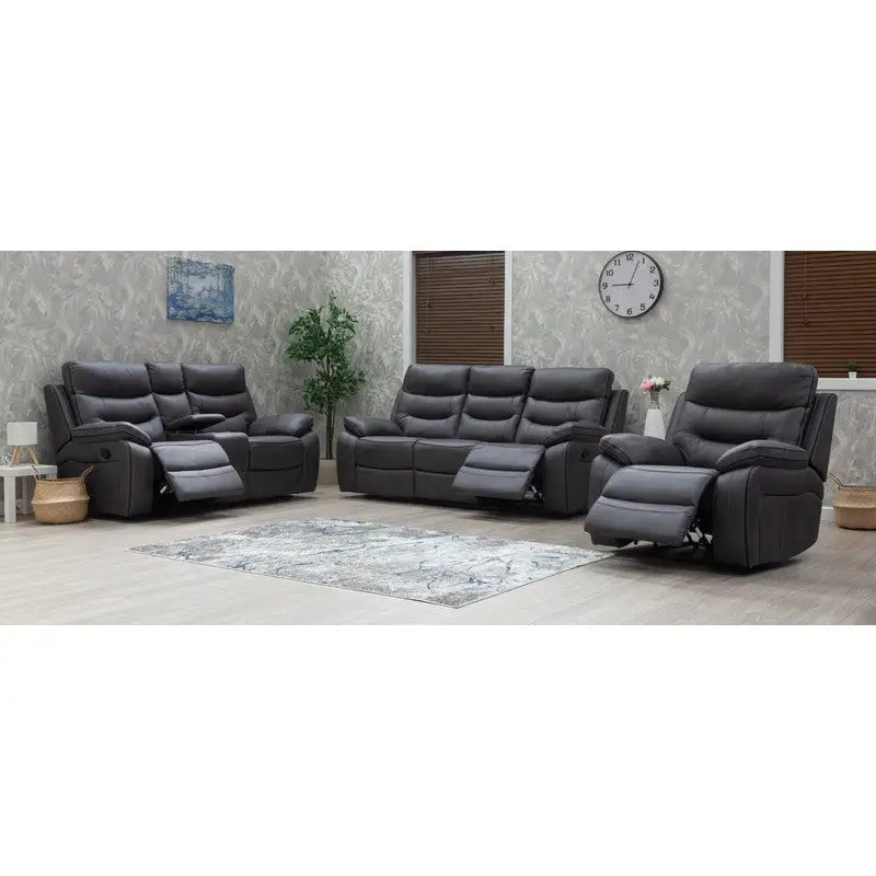 Bruno Reclining Fabric Sofa With Drop Down Centre Range