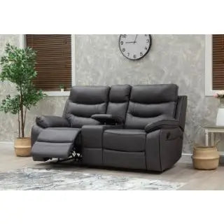 Bruno Reclining Fabric Sofa With Drop Down Centre Range