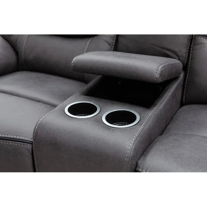 Bruno Reclining Fabric Sofa With Drop Down Centre Range