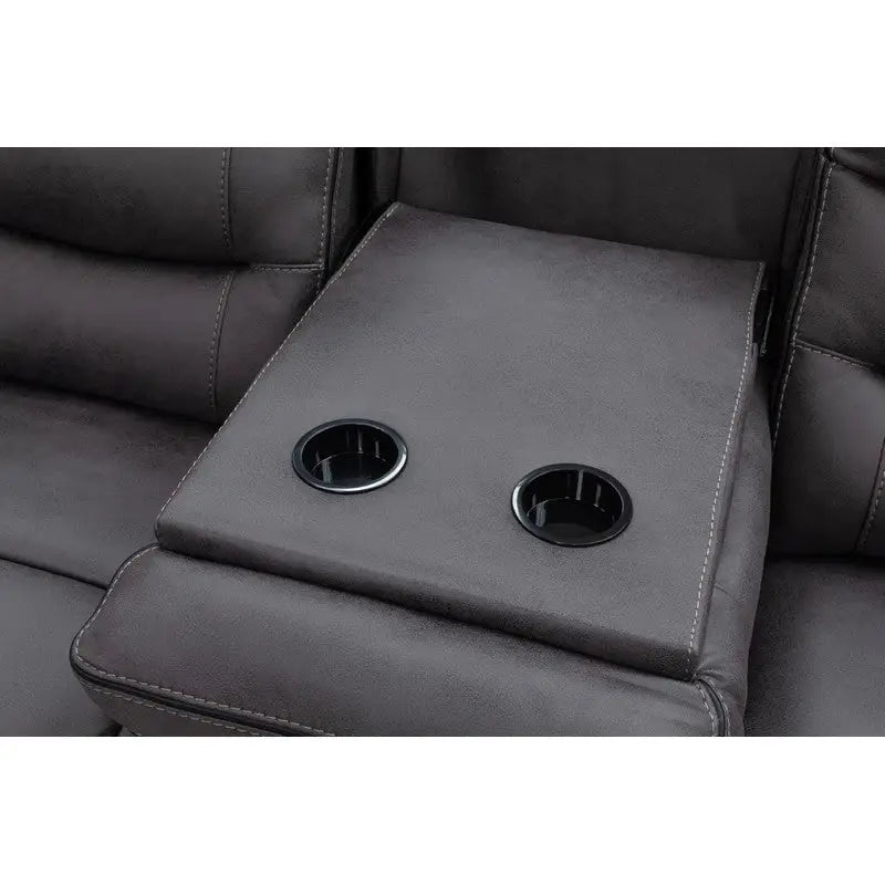 Bruno Reclining Fabric Sofa With Drop Down Centre Range