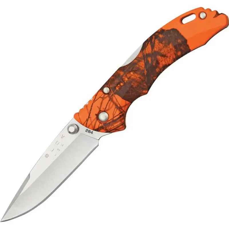 Buck Bantam BBW Knife Mossy Oak Blaze - Orange Camo Handle