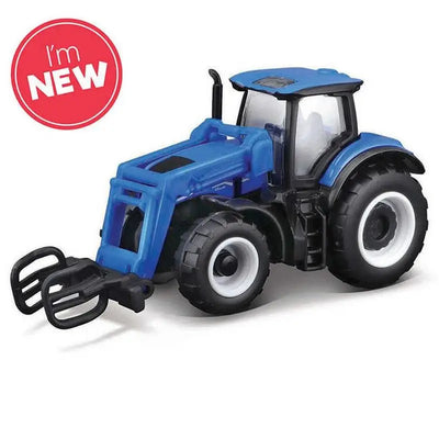 Burago New Holland 3’ Tractor w/ Front Loader - Toy