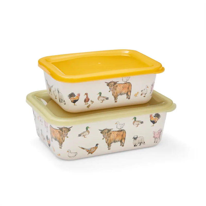 Buttercup Farm - Bamboo Mix Set 2 Storage Boxes -