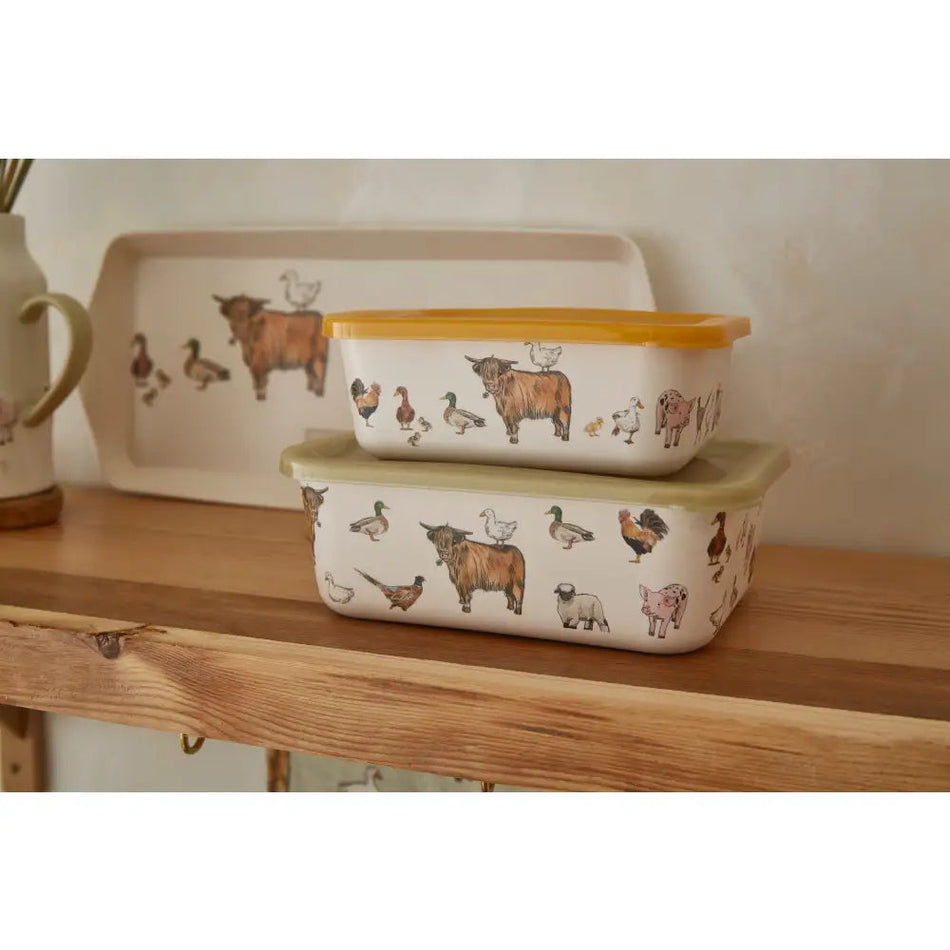 Buttercup Farm - Bamboo Mix Set 2 Storage Boxes -