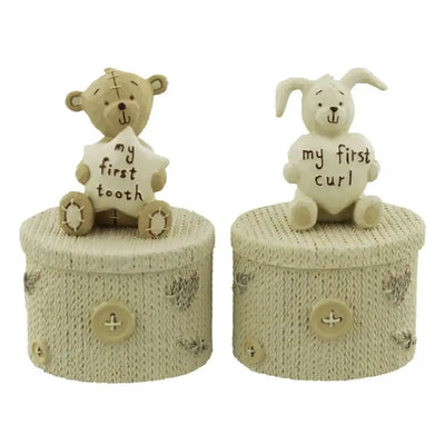 Button Corner Resin 1st Tooth & 1st Curl Set - Giftware
