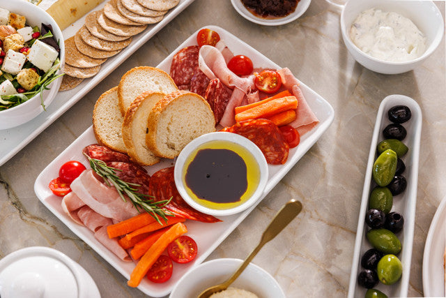 Mikasa Chalk White Rectangle Porcelain Serving Platter, 26.5 x 18cm