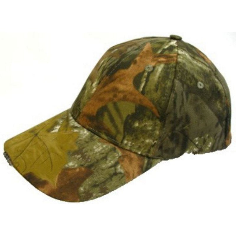Camouflage Baseball Cap 5 LED Lamps - Fishing
