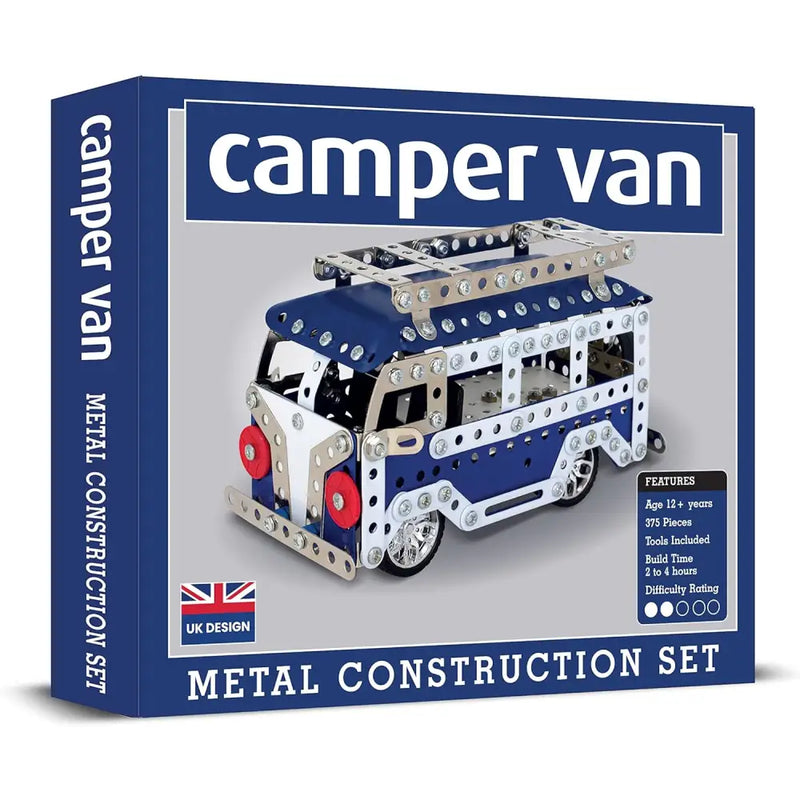 Camper Van Metal Construction Set (375 pieces) - Toys &