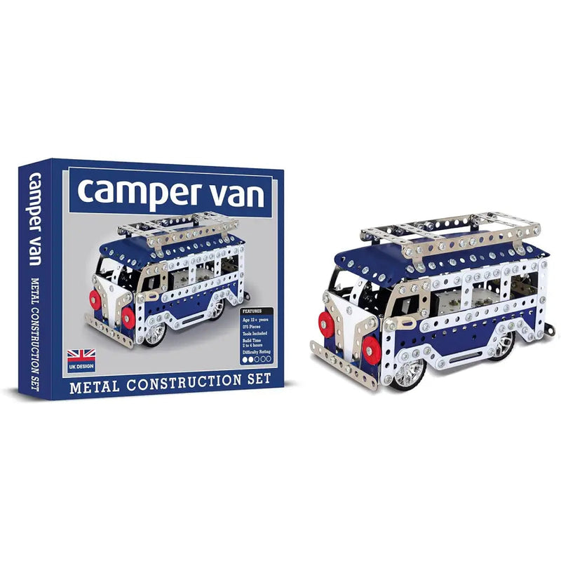 Camper Van Metal Construction Set (375 pieces) - Toys &