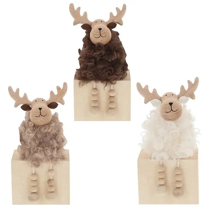 Caribou Cutie Reindeer Dangle Leg - 3 Assorted Designs 1