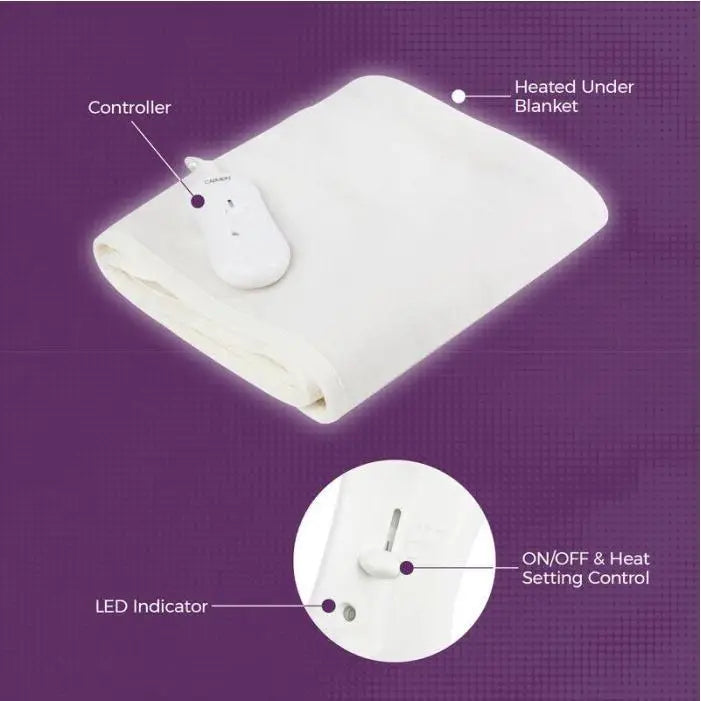 Carmen Heated Under Blanket King Size 120x135cm - Electric