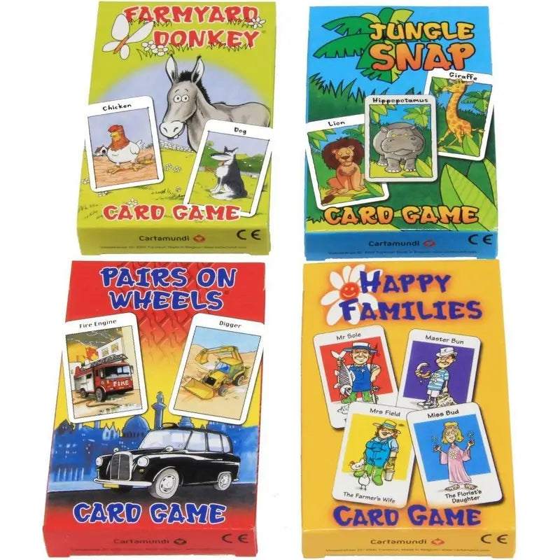 Cartamundi Children’s Card Games - 4 Assorted Games