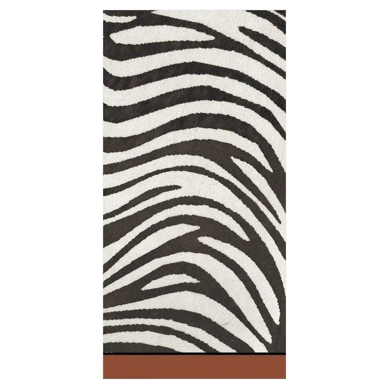 Caspari Hankies - Serengeti / Zebra Print (10 Pack) -