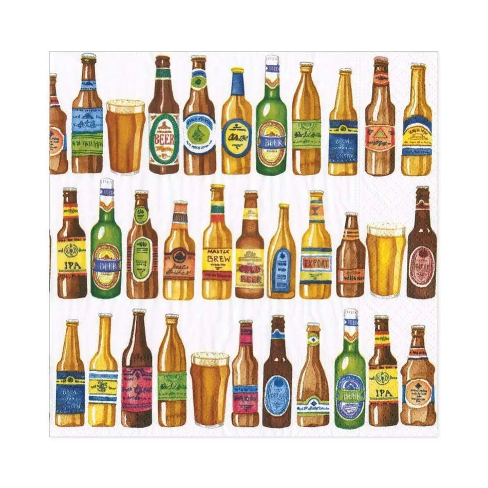 Caspari Napkin - 99 Bottles (20 Pack) - Giftware