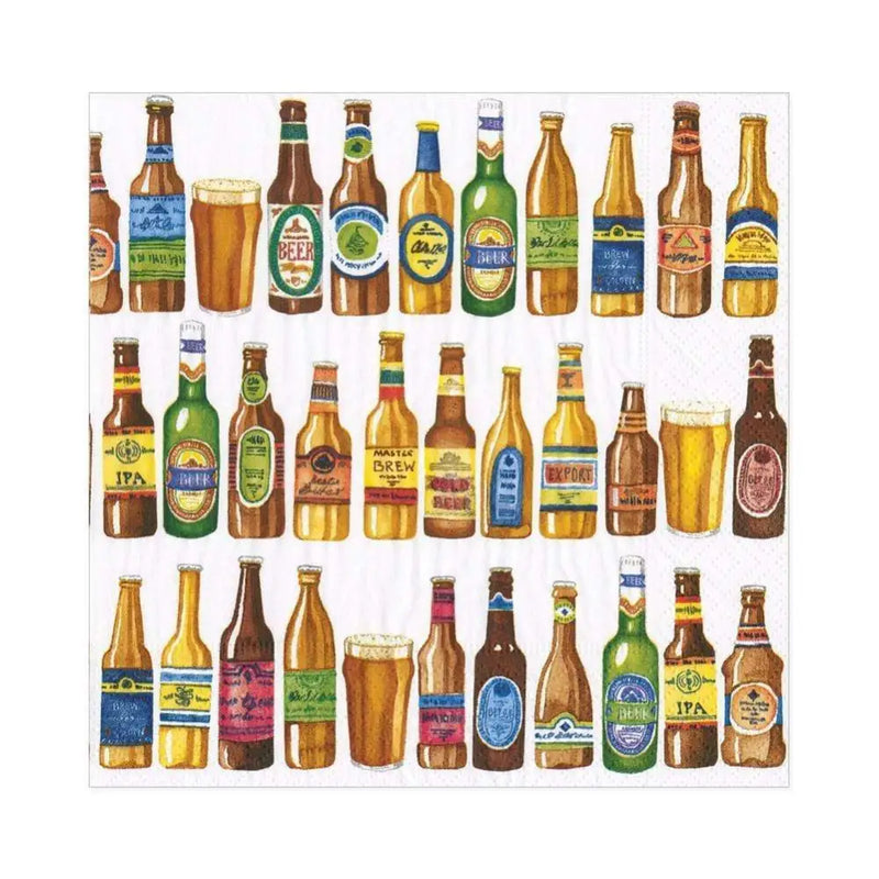 Caspari Napkin - 99 Bottles (20 Pack) - Giftware