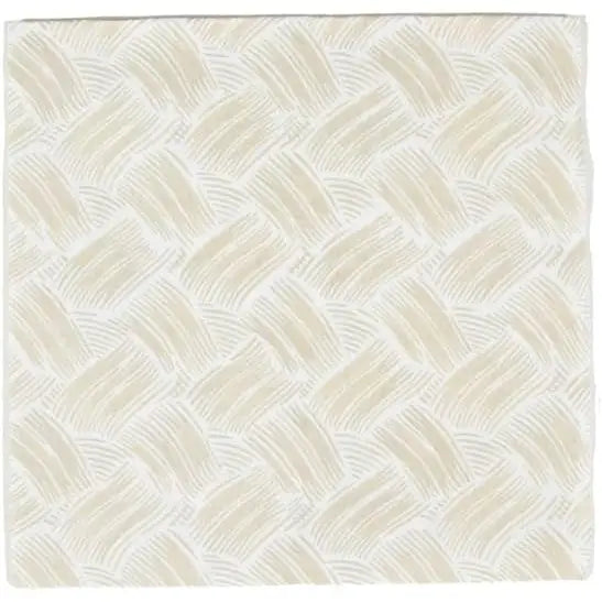 Caspari Napkin - Beige Basketry Flax (20 Pack) - Giftware