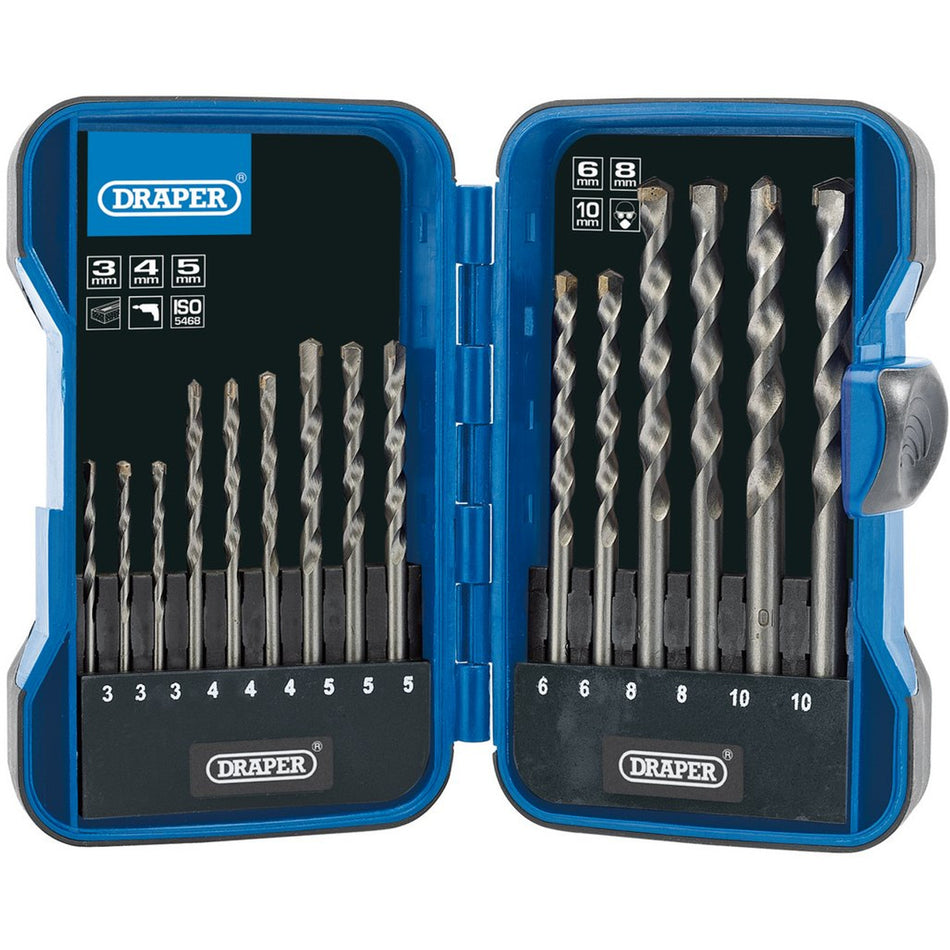 Draper Masonry Series 15 Piece Drill Bit Set