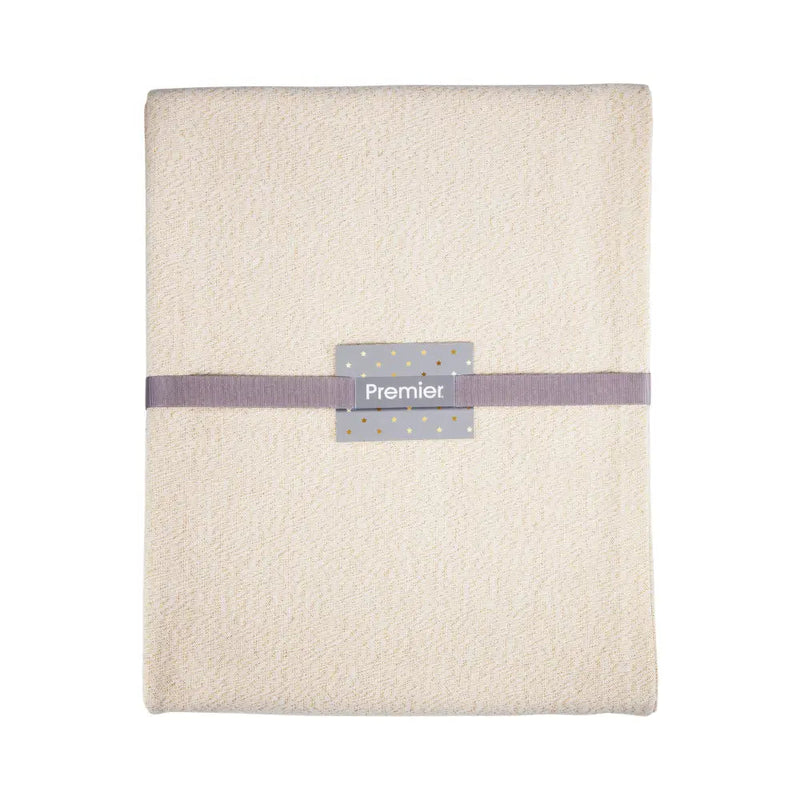 Champagne Gold Glittered Lurex Table Cloth 2x1.3m - Seasonal