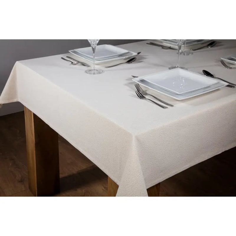 Champagne Gold Glittered Lurex Table Cloth 2x1.3m - Seasonal