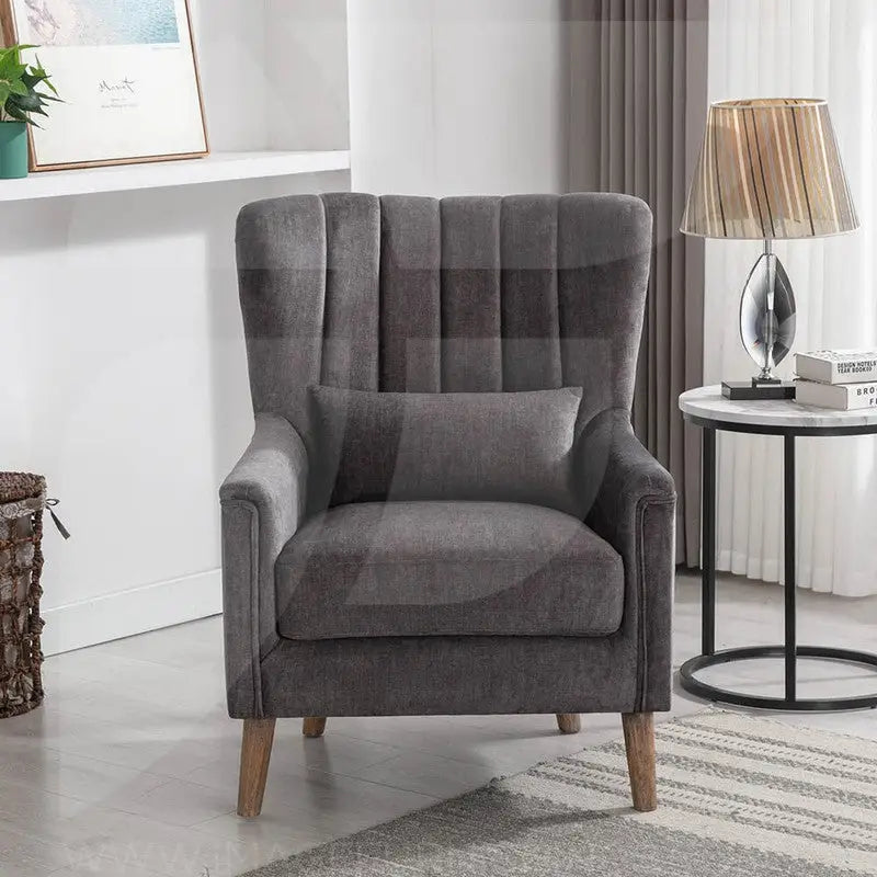 Charlotte Armchair - Assorted Colours Available - Graphite
