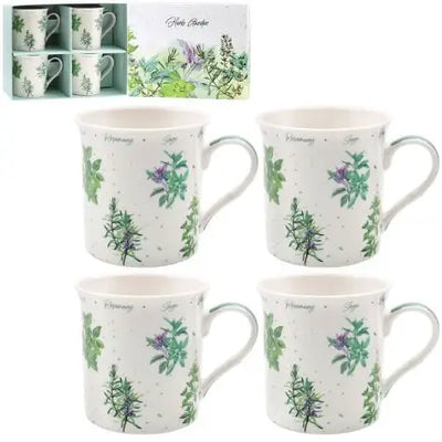 Chefs Herb Garden Mug Set of 4 - Kitchenware >> Mugs