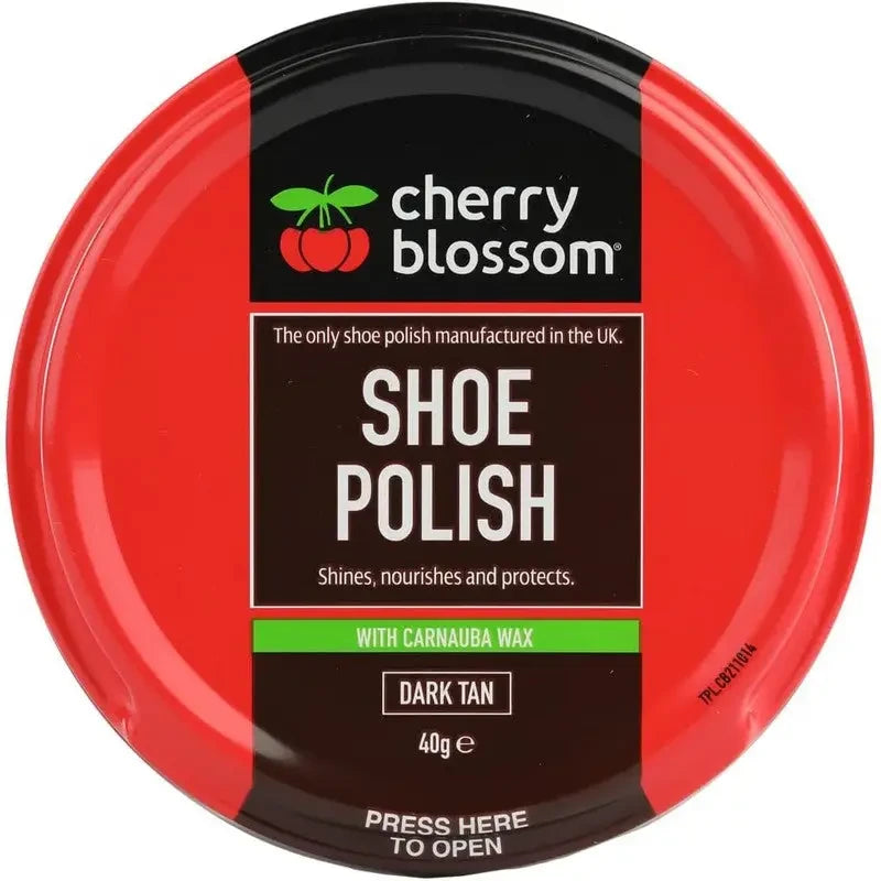 Cherry Blossom Shoe Polish Dark Tan - Shoe Polish