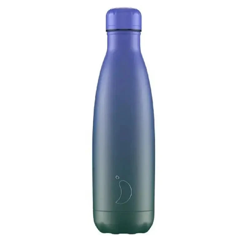 Chilly’s 500ml Gradient Green Blue Bottle