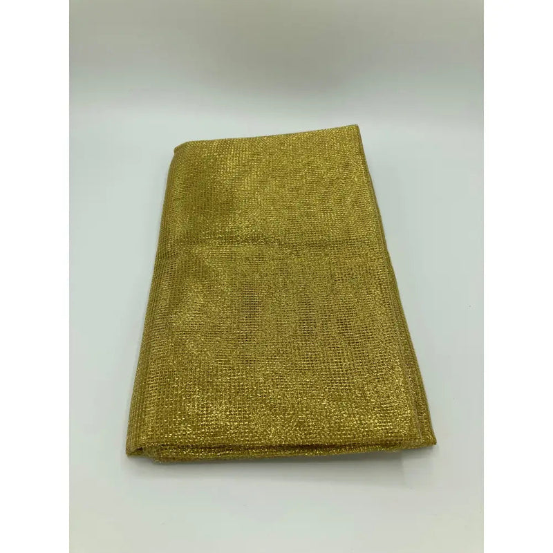 Christmas 5cm Pack Gold Net Fabric - Fabric