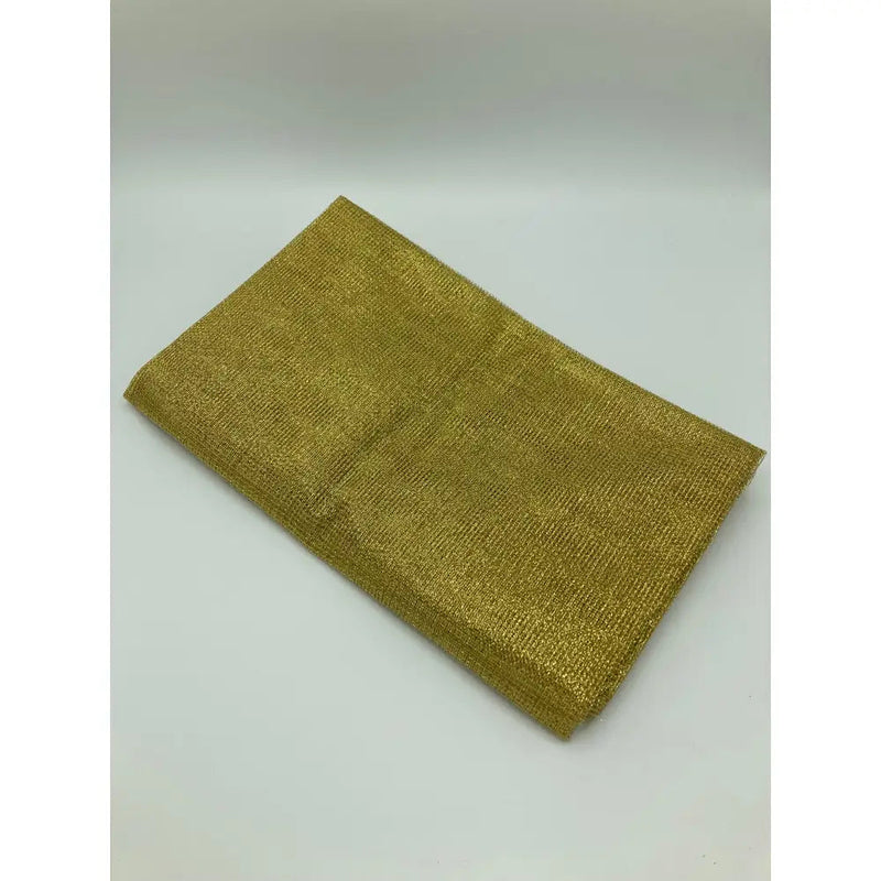 Christmas 5cm Pack Gold Net Fabric - Fabric
