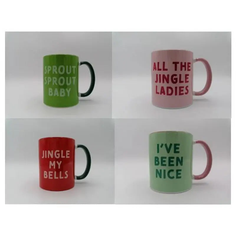 Christmas Festive Mugs - 4 Designs Available - Mug
