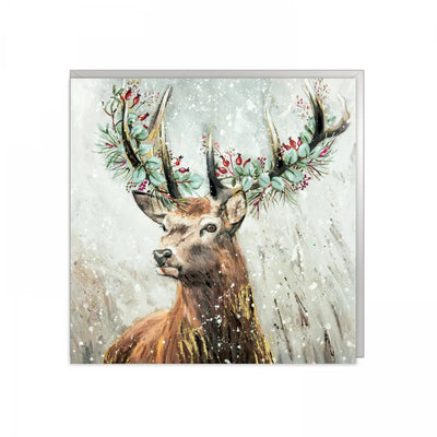 Christmas Greeting Cards - Adorn & Admire - Stag - 6 Pack -