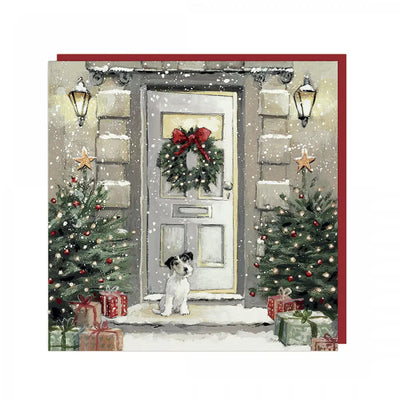 Christmas Greeting Cards - Home for Christmas - Dog - 6 Pack
